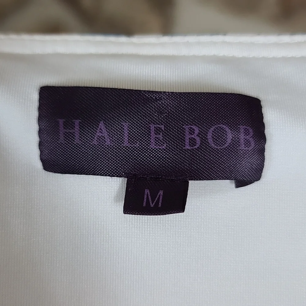 Hale Bob M MEDIUM Moth Butterfly Print Dress - Picture 10 of 11